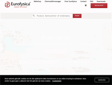 Tablet Screenshot of eurofysica.nl